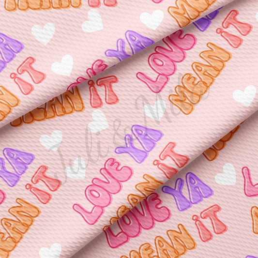 Valentines Day Bullet Textured Fabric AA1221