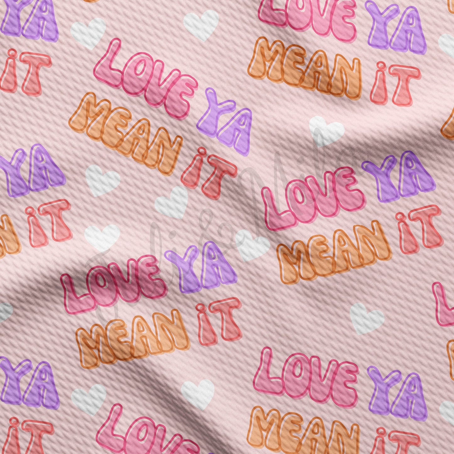 Valentines Day Bullet Textured Fabric AA1221