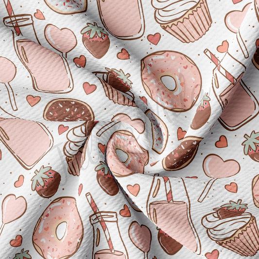 Valentines Day Bullet Textured Fabric AA1222