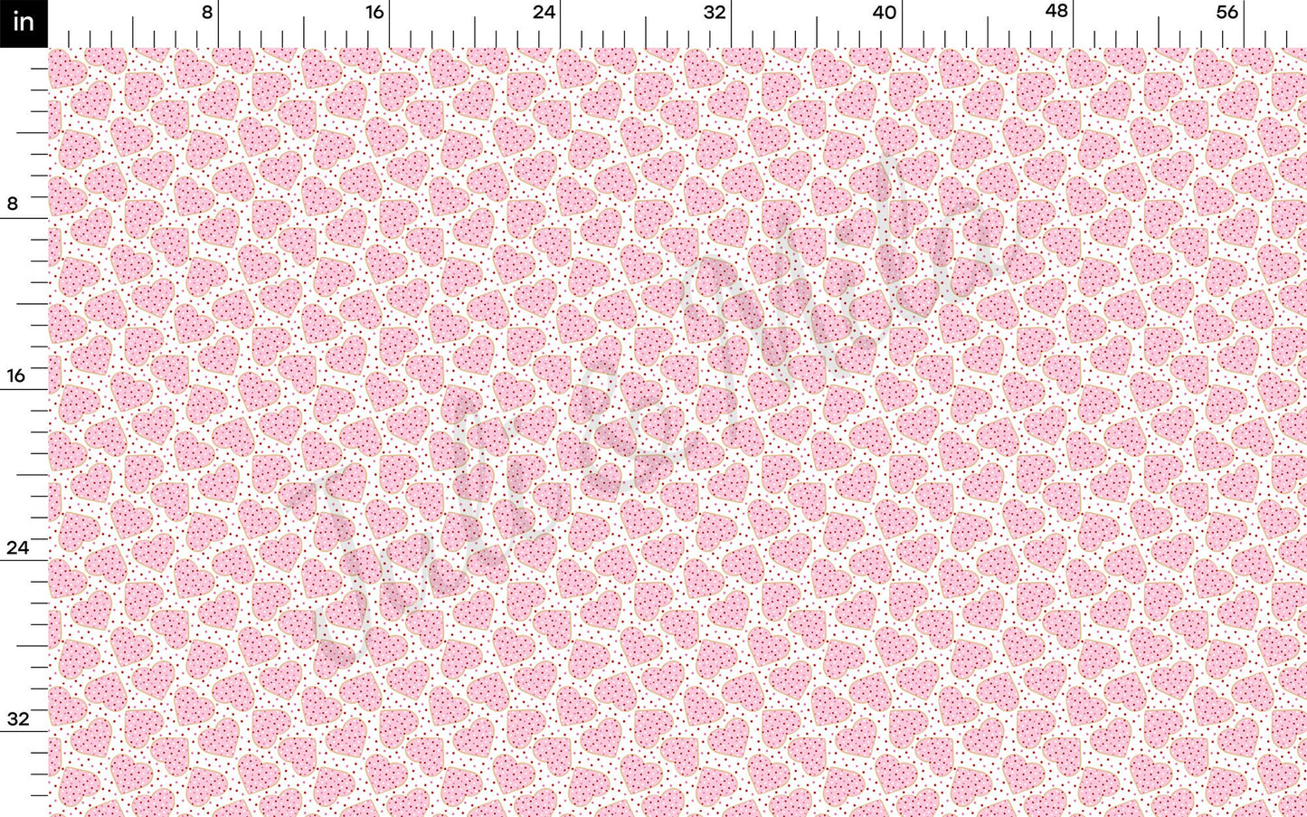 Valentines Day Bullet Textured Fabric AA1224
