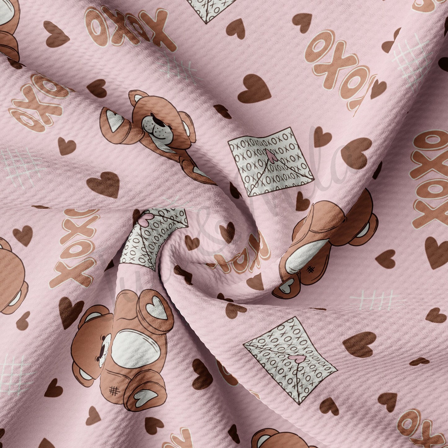 Valentines Day Bullet Textured Fabric AA1231