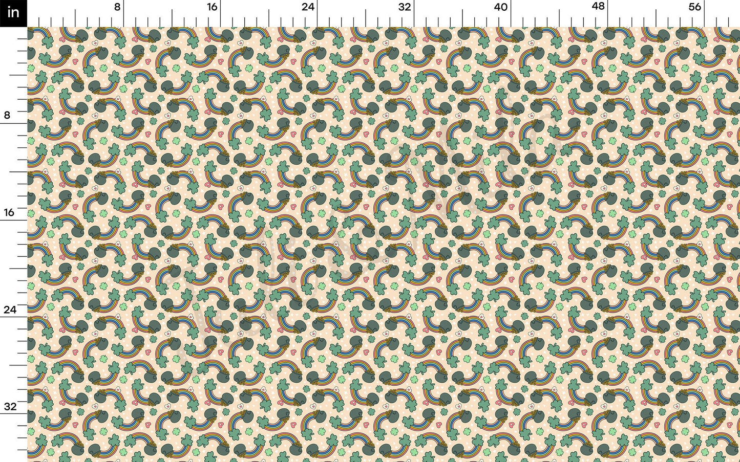 St. Patricks Day Bullet Textured Fabric AA1235