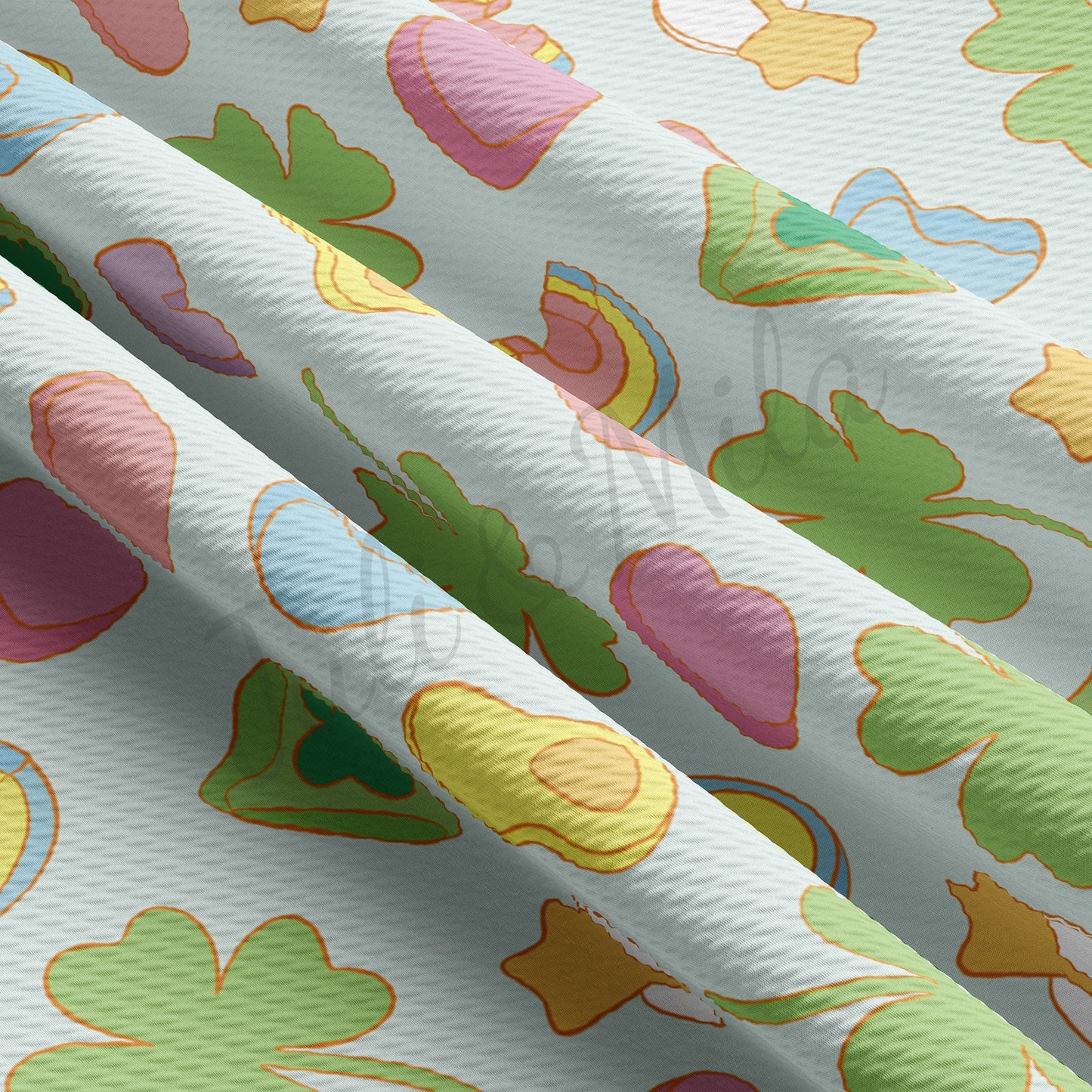 St. Patricks Day Bullet Textured Fabric AA1236