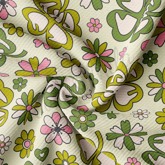 St. Patricks Day Bullet Textured Fabric AA1238