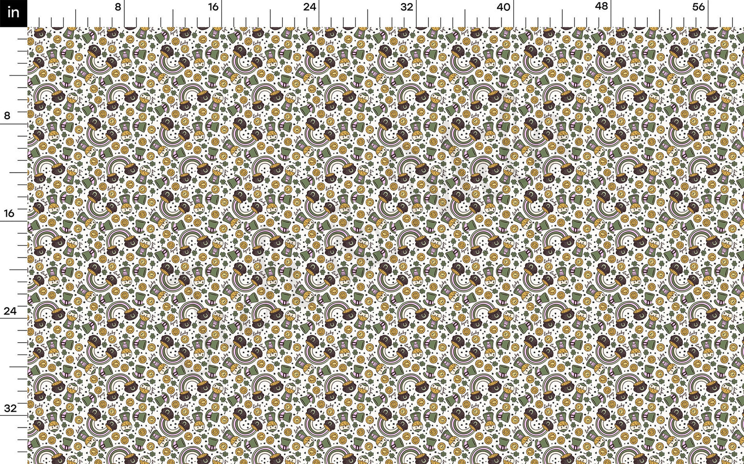 St. Patricks Day Bullet Textured Fabric AA1240