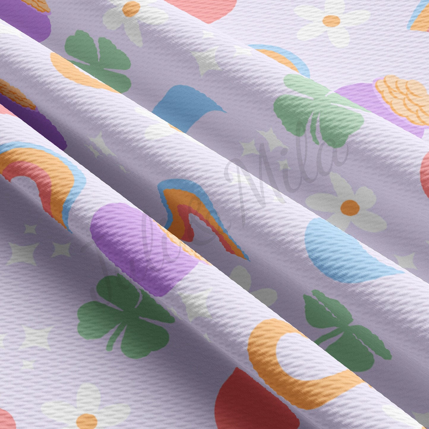 St. Patricks Day Bullet Textured Fabric AA1250
