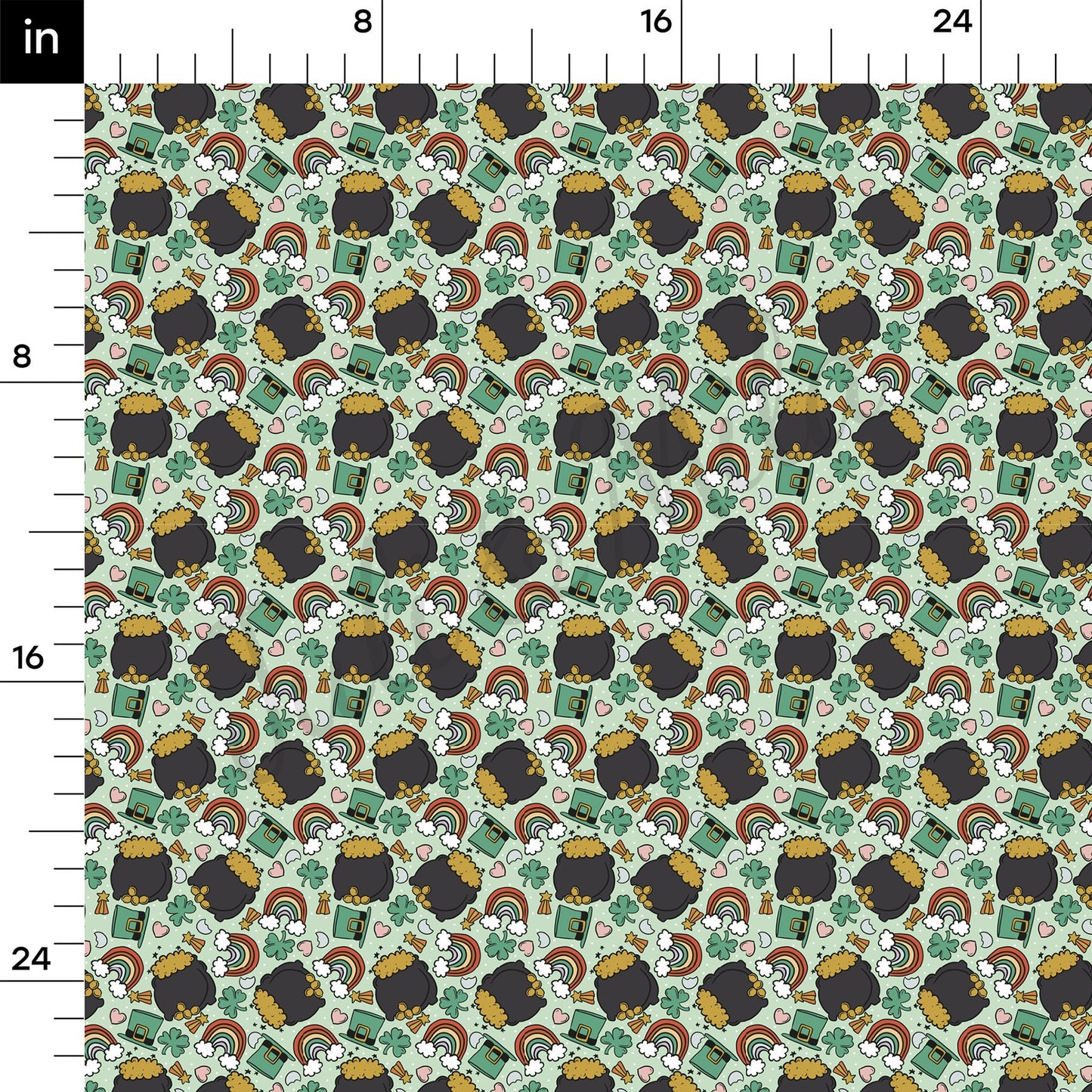 St. Patricks Day Bullet Textured Fabric AA1126