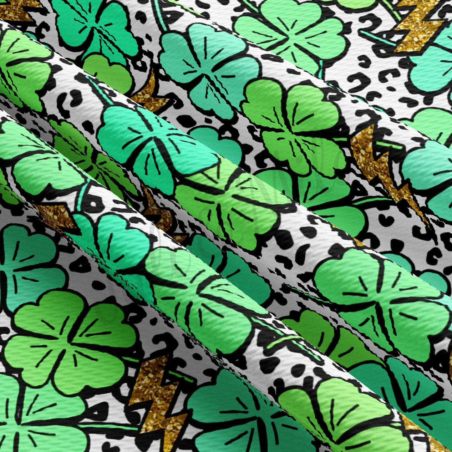St. Patricks Day Bullet Textured Fabric AA1272
