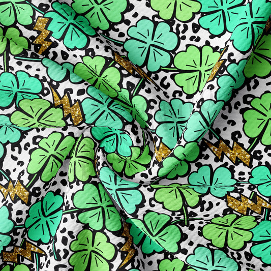 St. Patricks Day Bullet Textured Fabric AA1272