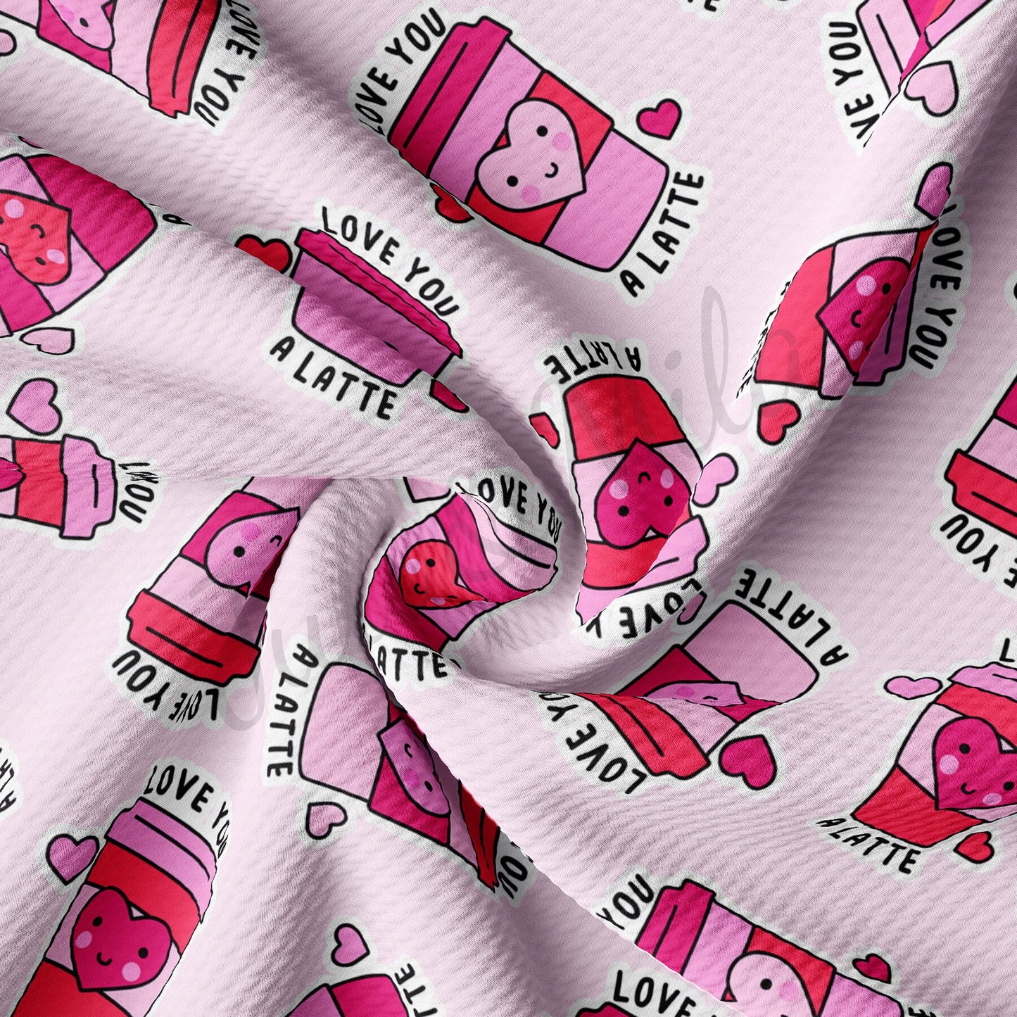 Valentines Day Bullet Textured Fabric AA1291
