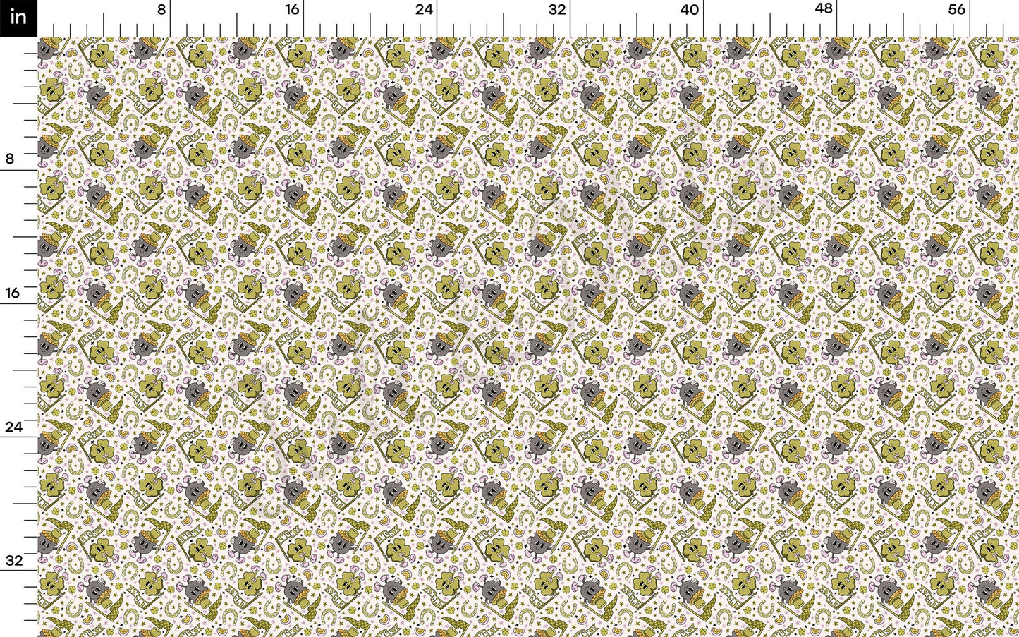 St. Patricks Day Bullet Textured Fabric AA1295