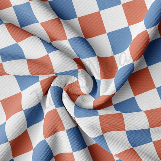 4th of July Patriotic Bullet Textured Fabric AA1141