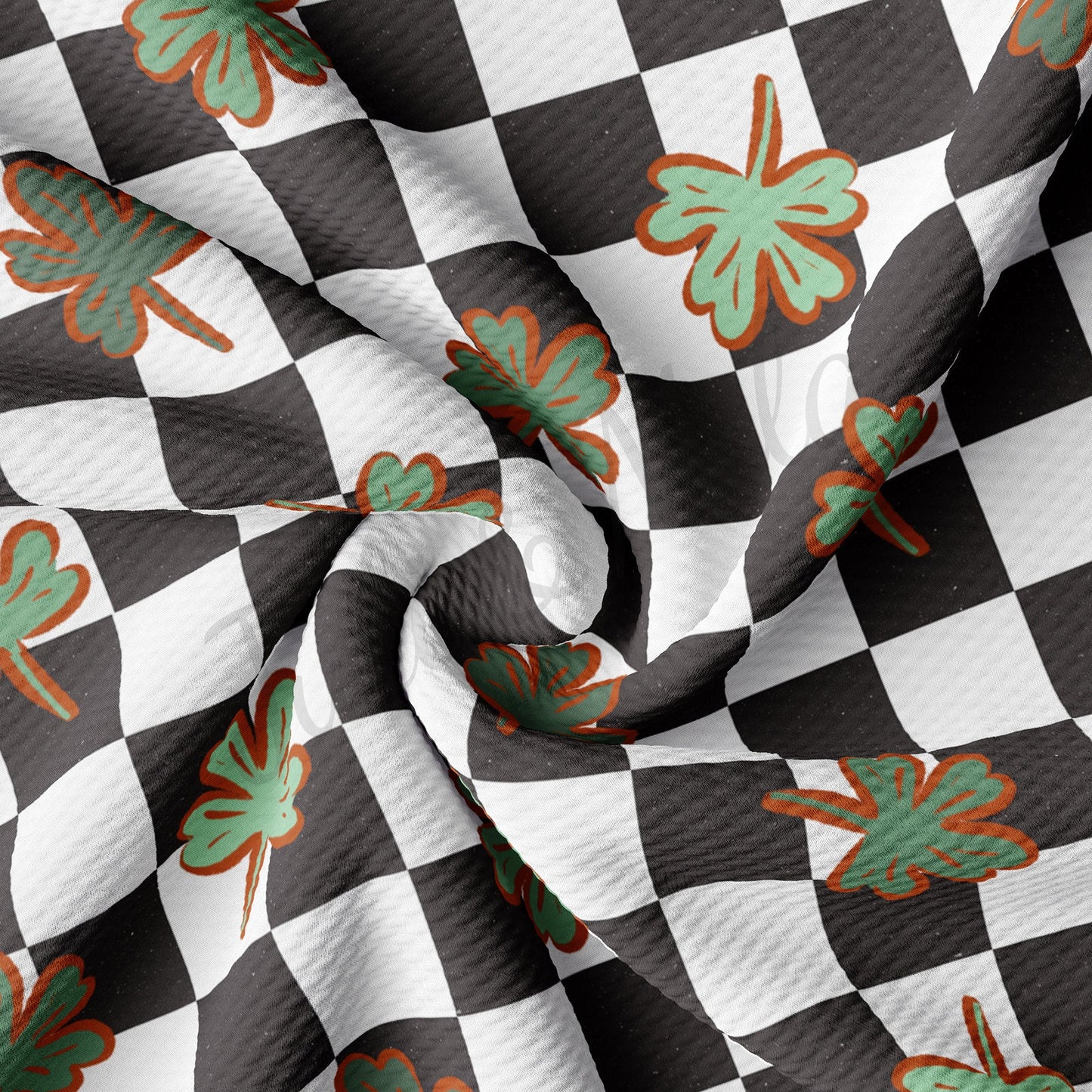Clover St. Patrick Bullet Textured Fabric AA1143