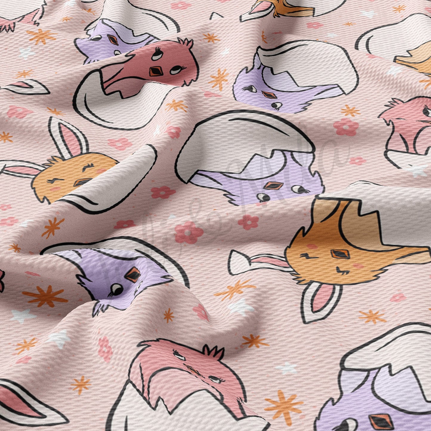 Easter Textured Fabric AA1164