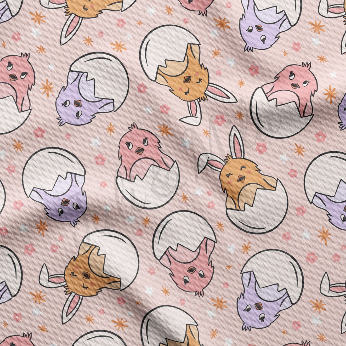Easter Textured Fabric AA1164