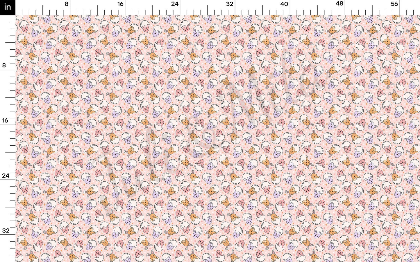 Easter Textured Fabric AA1164