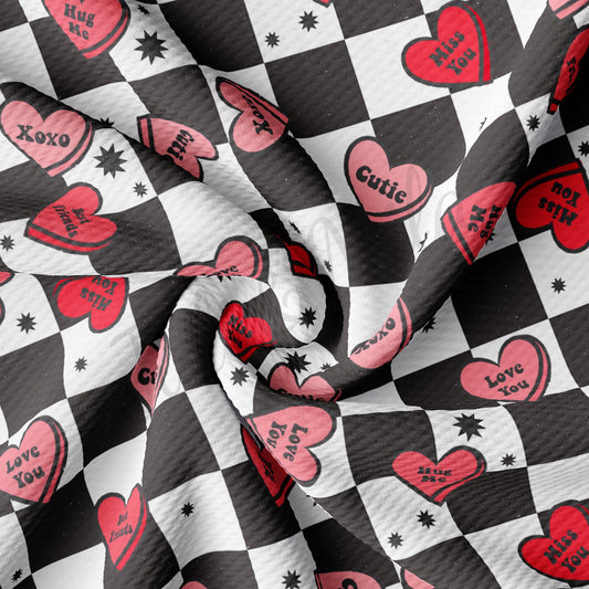Valentines Day Bullet Textured Fabric AA1181