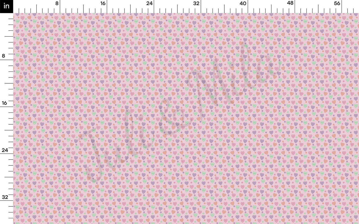 Valentines Day Bullet Textured Fabric AA1185