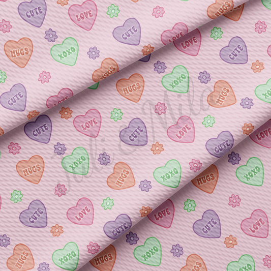 Valentines Day Bullet Textured Fabric AA1185