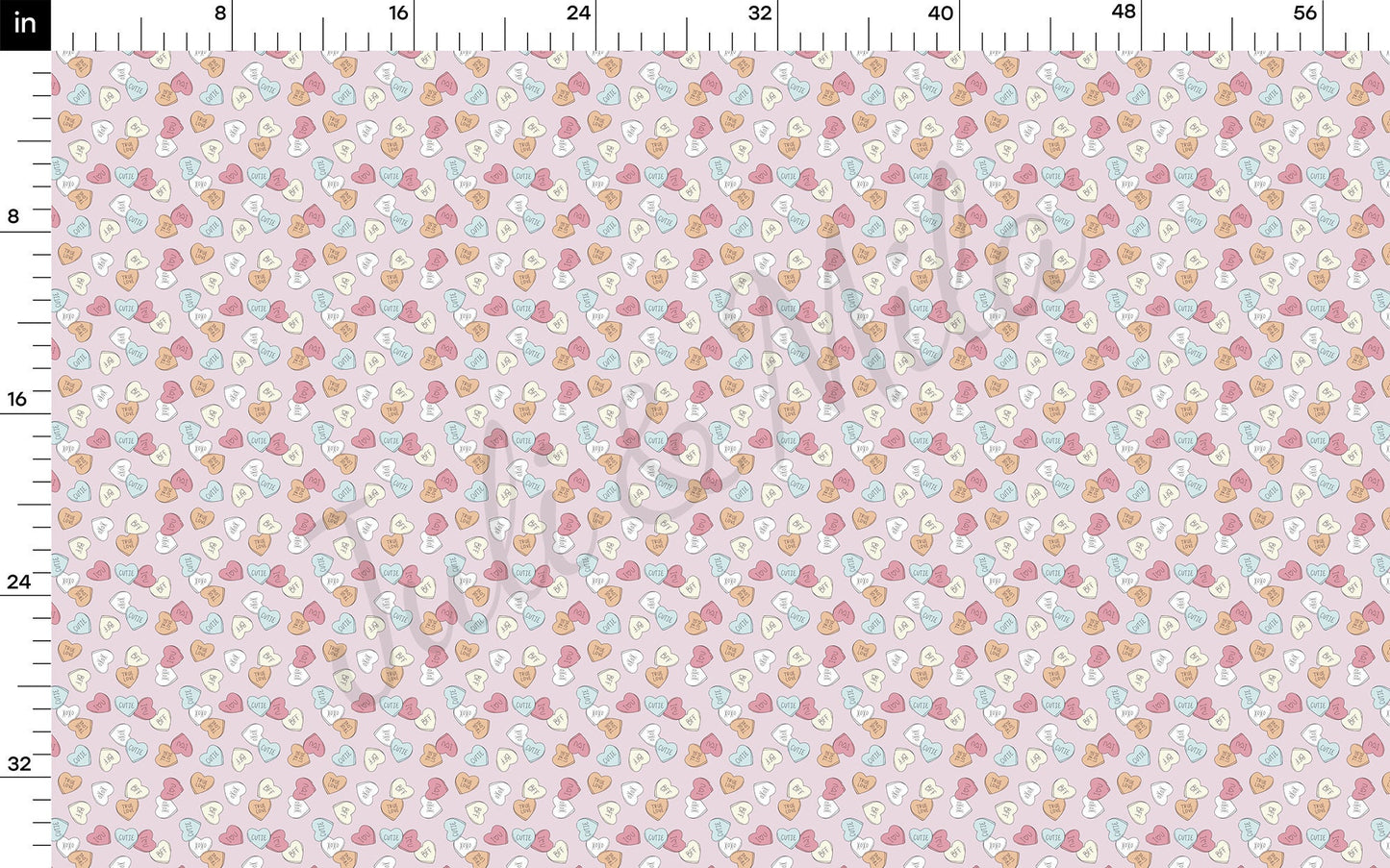 Valentines Day Bullet Textured Fabric AA1186