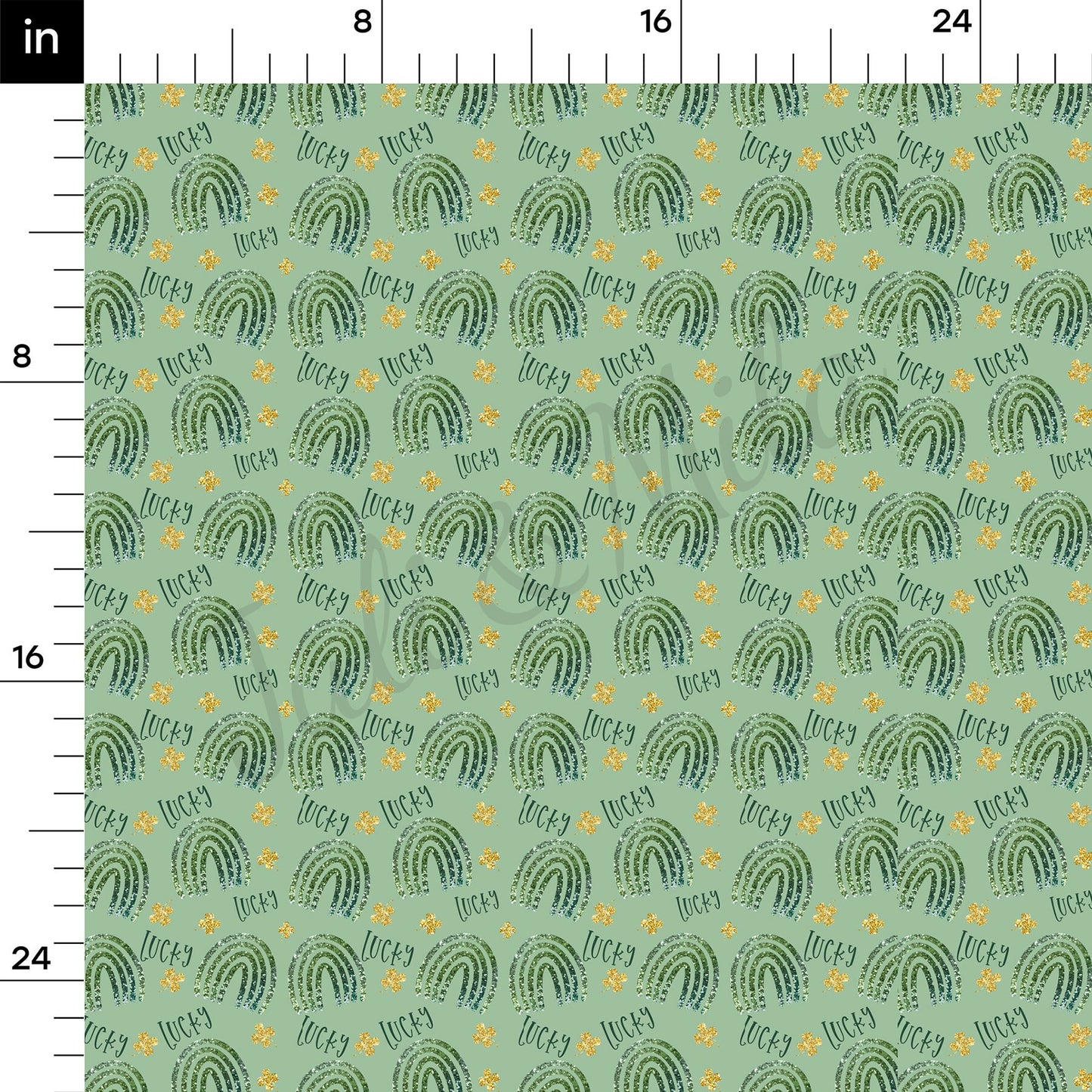 St. Patricks Day Bullet Textured Fabric AA1193