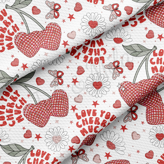 Valentines Day Bullet Textured Fabric AA1197
