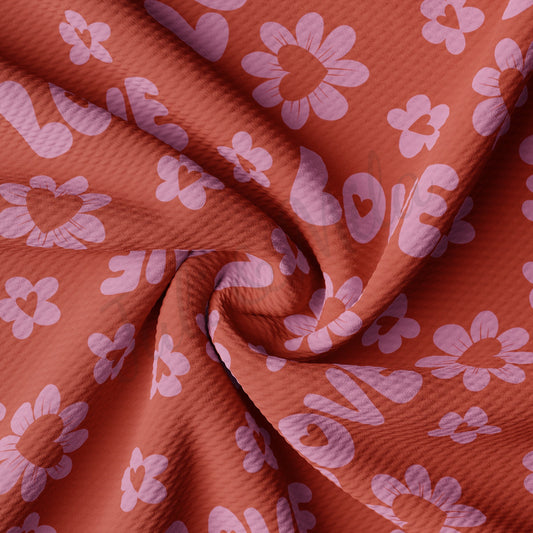Valentines Day Bullet Textured Fabric AA1198