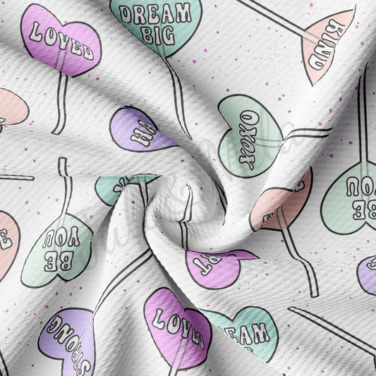 Valentines Day Bullet Textured Fabric AA1199