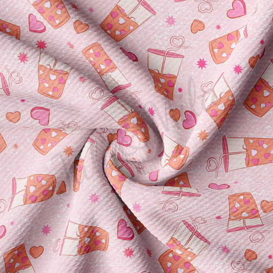 Valentines Day Bullet Textured Fabric AA1211