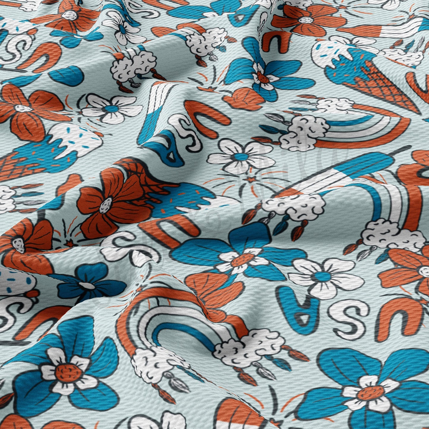 Patriotic 4th of July Liverpool Fabric AA1227