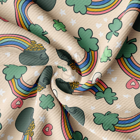 St. Patricks Day Bullet Textured Fabric AA1235