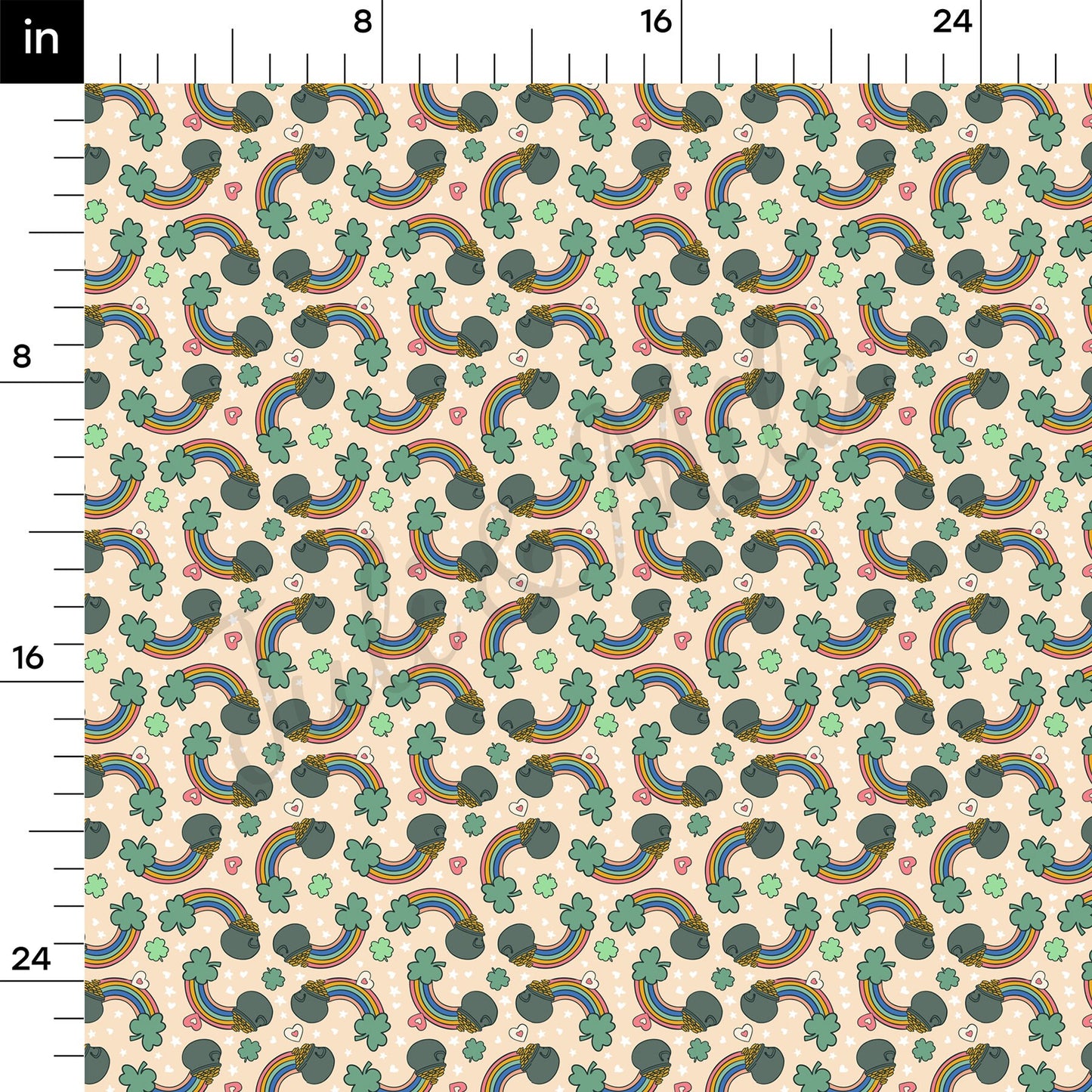 St. Patricks Day Bullet Textured Fabric AA1235