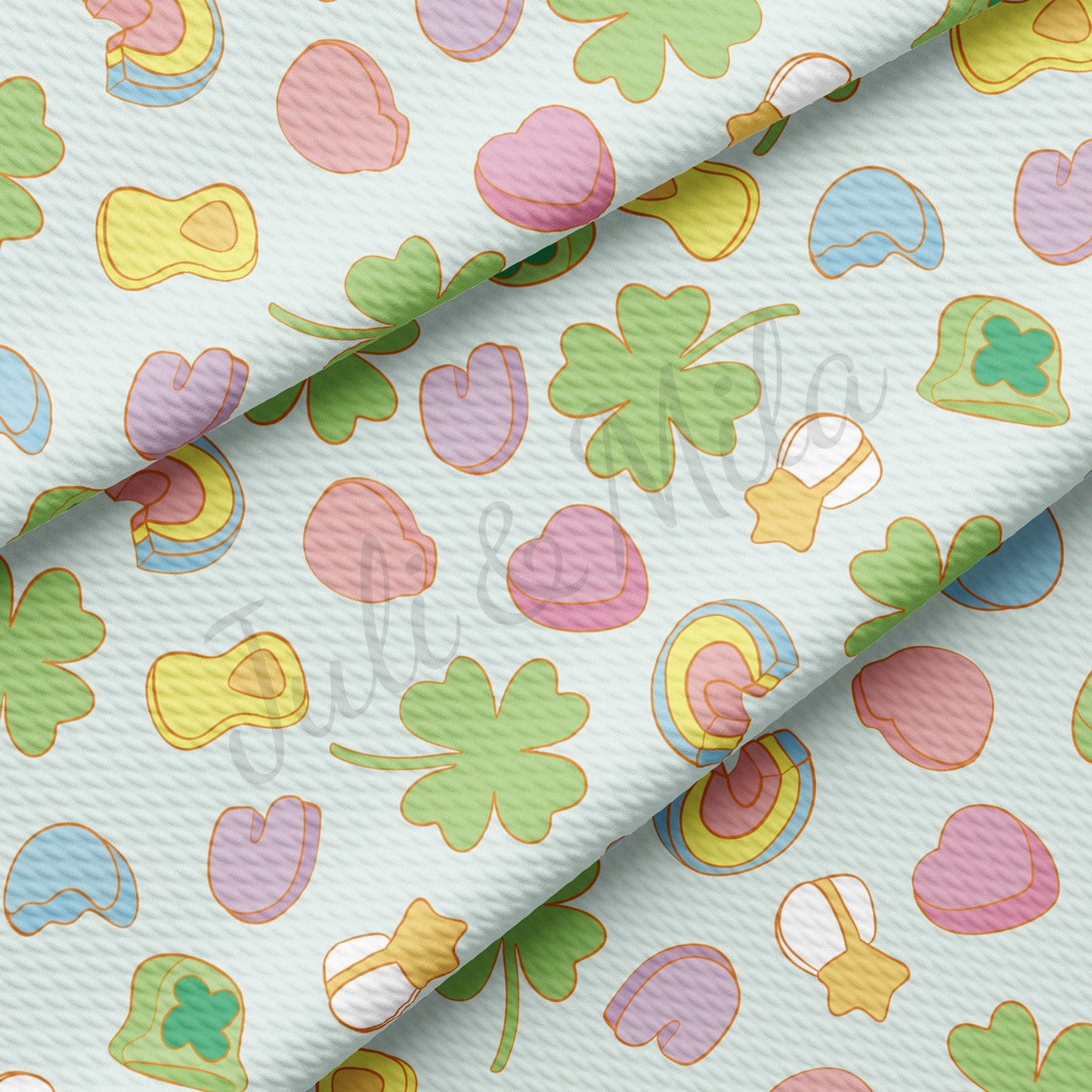 St. Patricks Day Bullet Textured Fabric AA1236