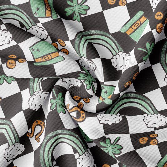 St. Patricks Day Bullet Textured Fabric AA1239