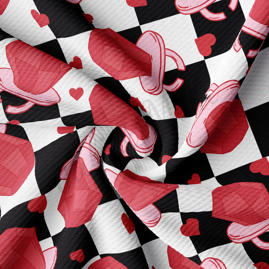 Valentines Day Bullet Textured Fabric AA1243