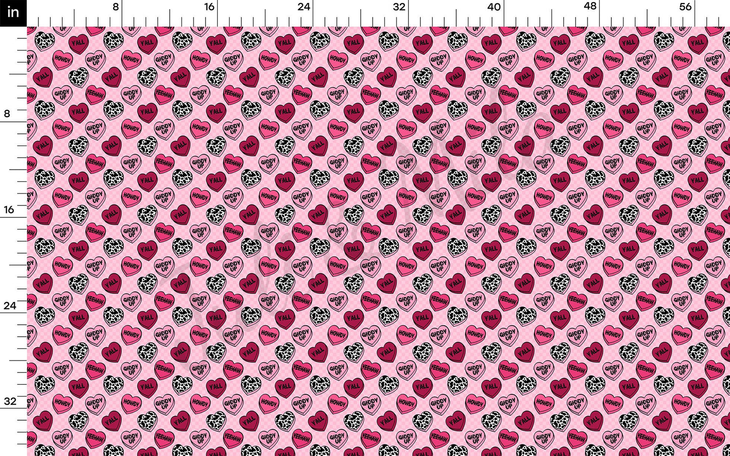 Valentines Day Bullet Textured Fabric AA1319