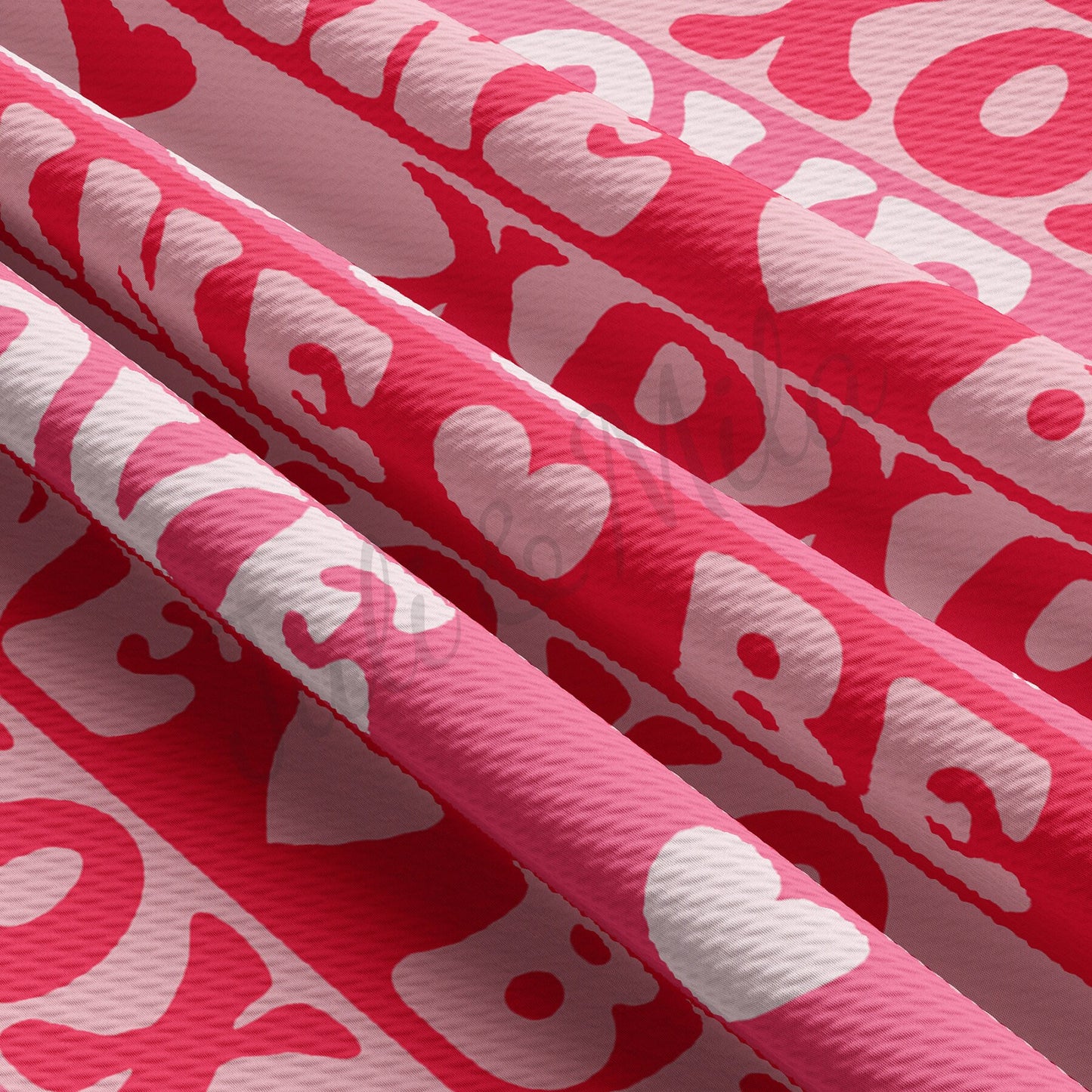 Valentines Day Liverpool Bullet Textured Fabric AA1317