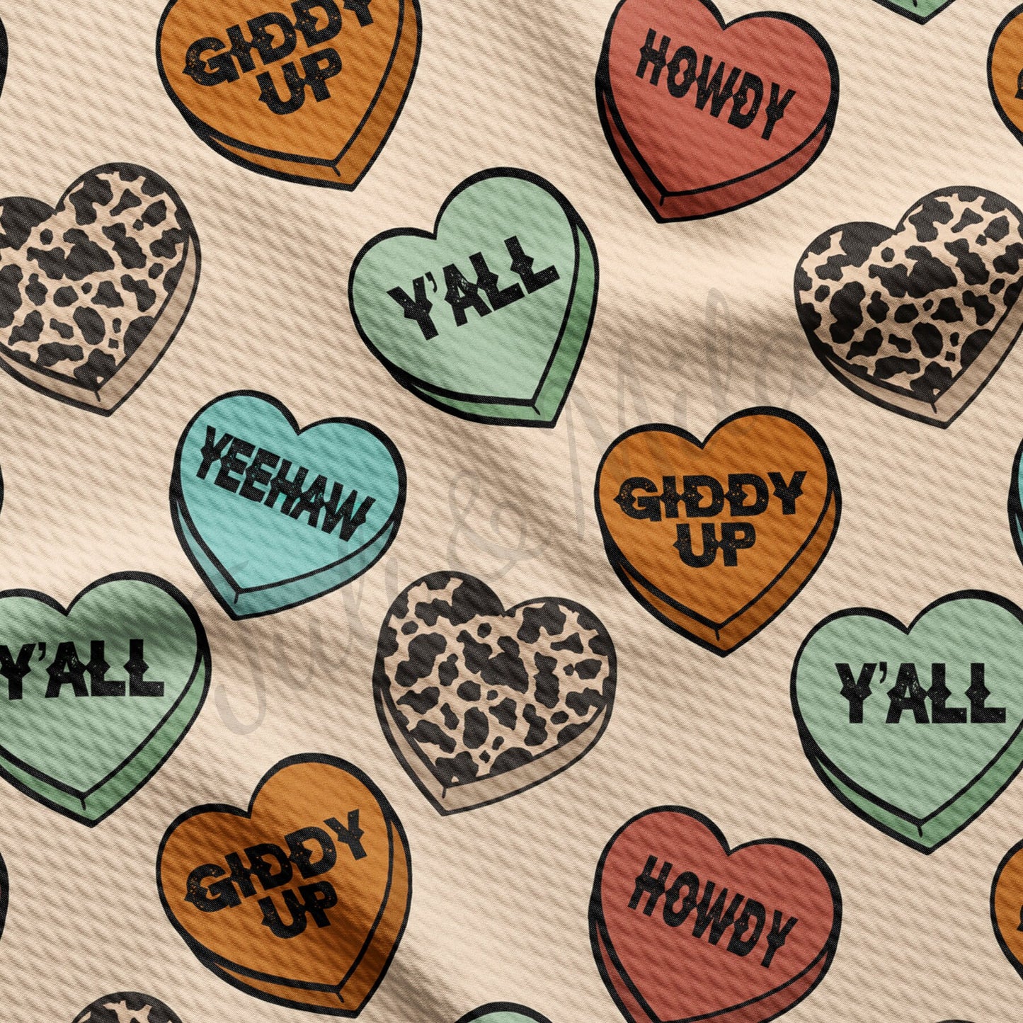 Valentines Day Bullet Textured Fabric AA1313