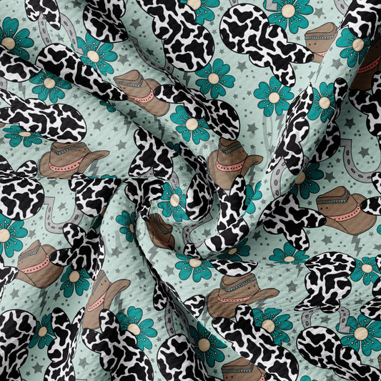 Printed Bullet Textured Fabric AA1354