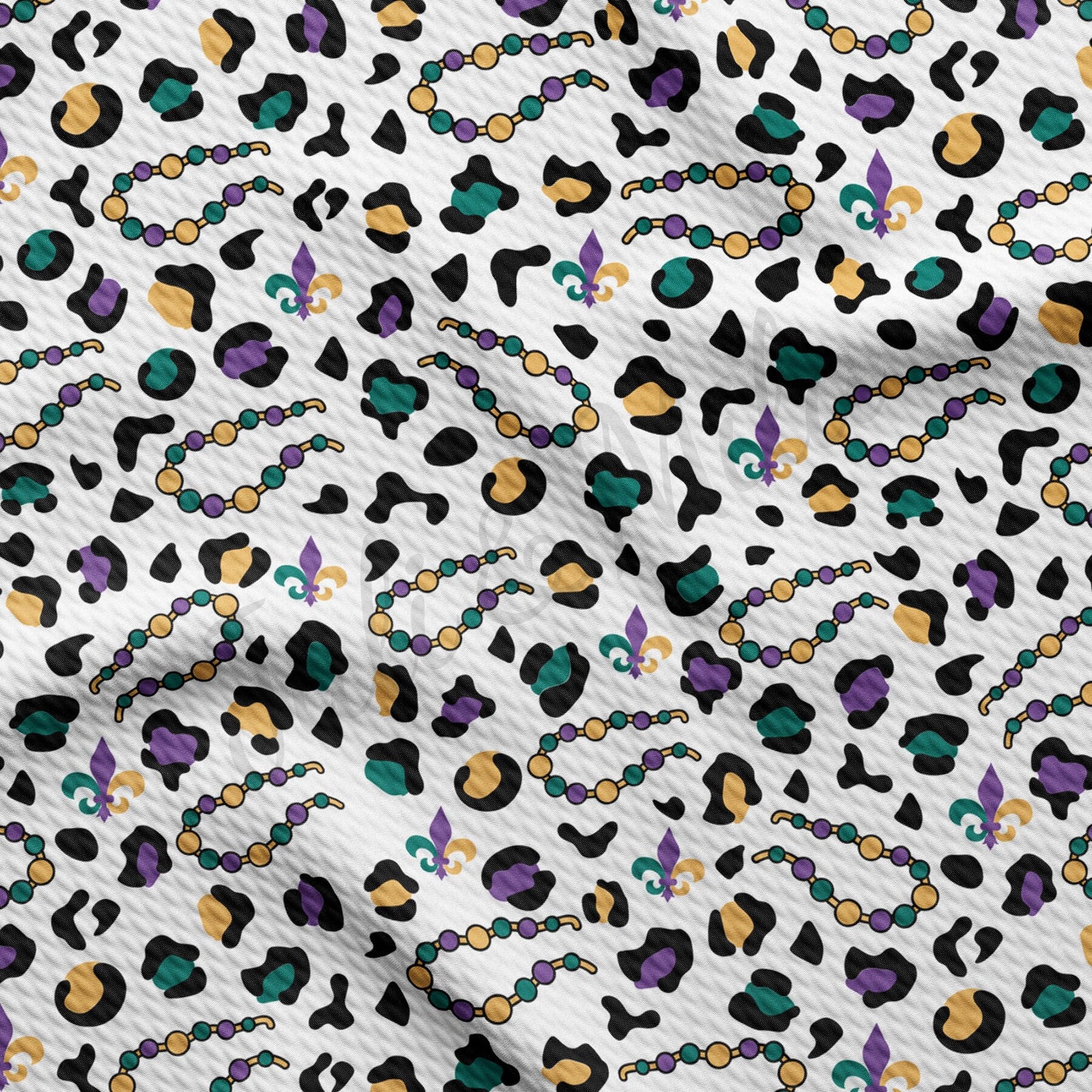 Mardi Gras Bullet Textured Fabric AA1357