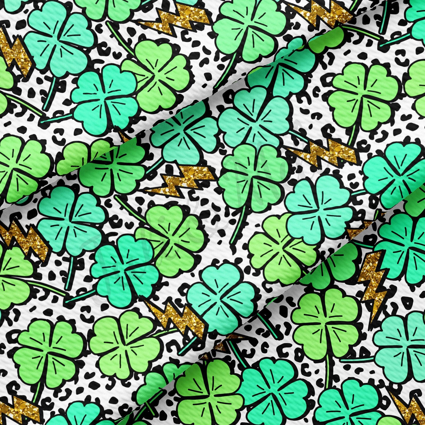 St. Patricks Day Bullet Textured Fabric AA1272