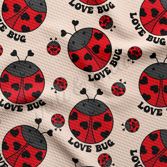 Valentines Day Bullet Textured Fabric AA1289