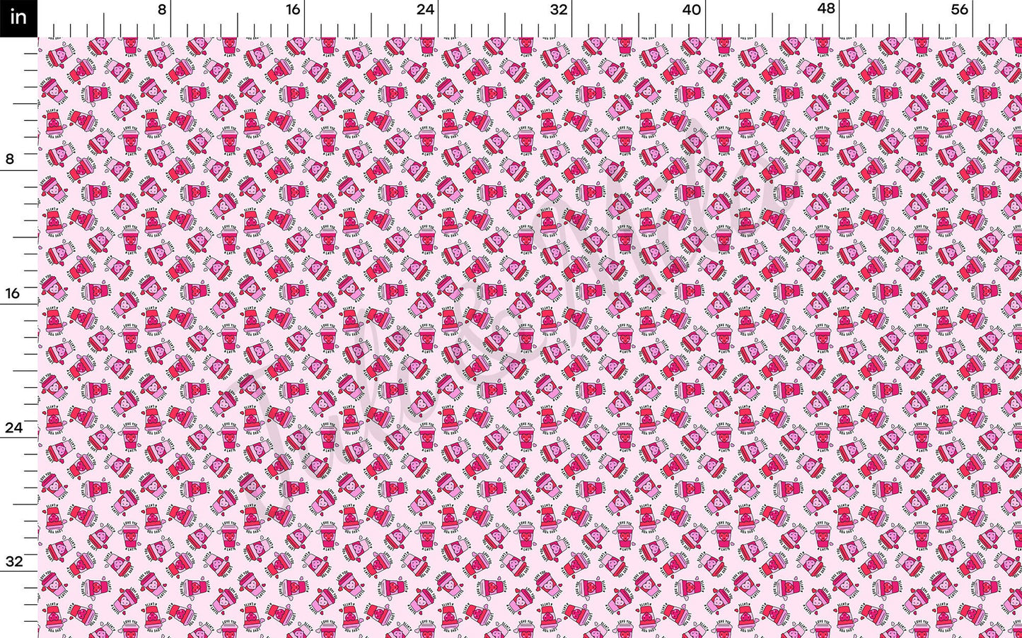 Valentines Day Bullet Textured Fabric AA1291