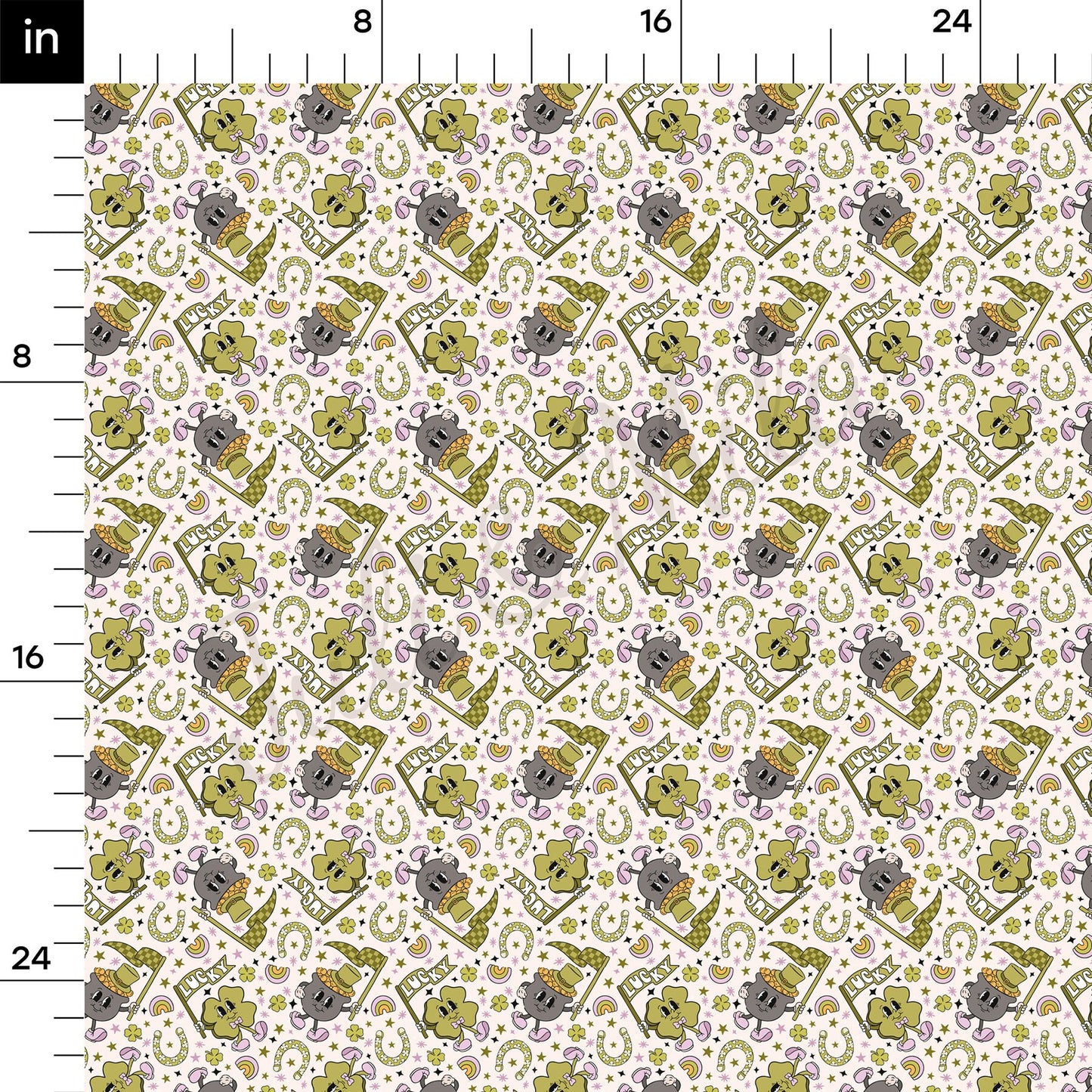 St. Patricks Day Bullet Textured Fabric AA1295
