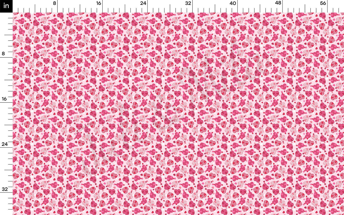 Valentines Day Bullet Textured Fabric AA1306