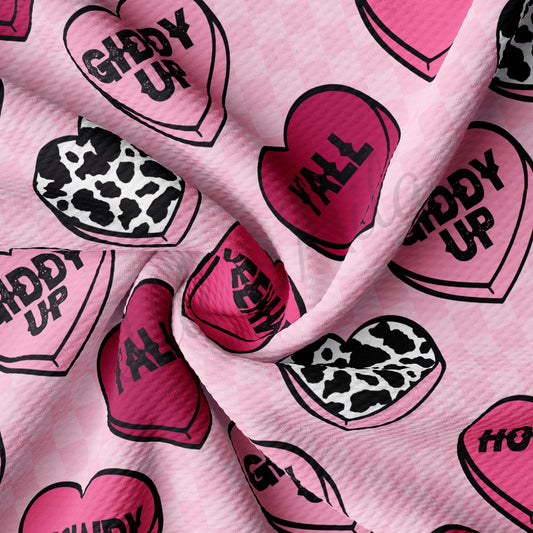 Valentines Day Bullet Textured Fabric AA1319