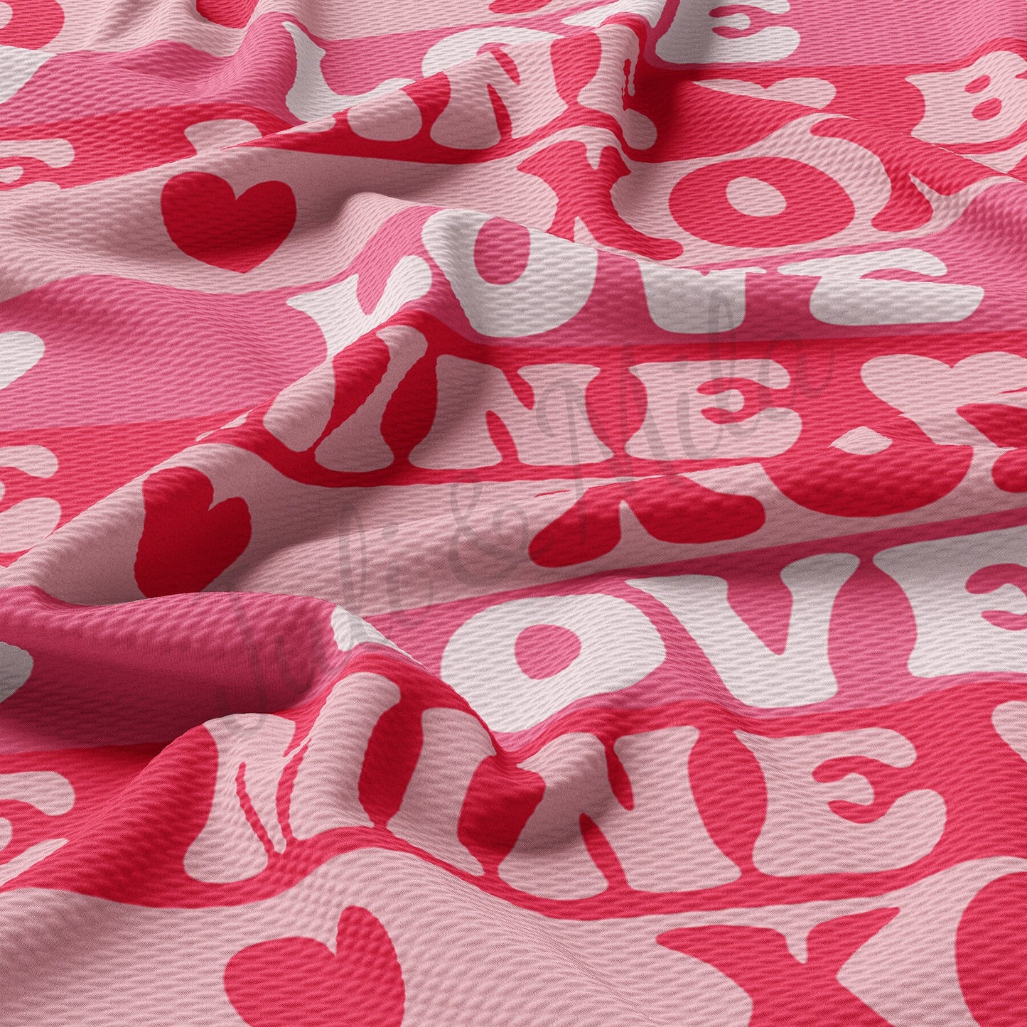 Valentines Day Liverpool Bullet Textured Fabric AA1317