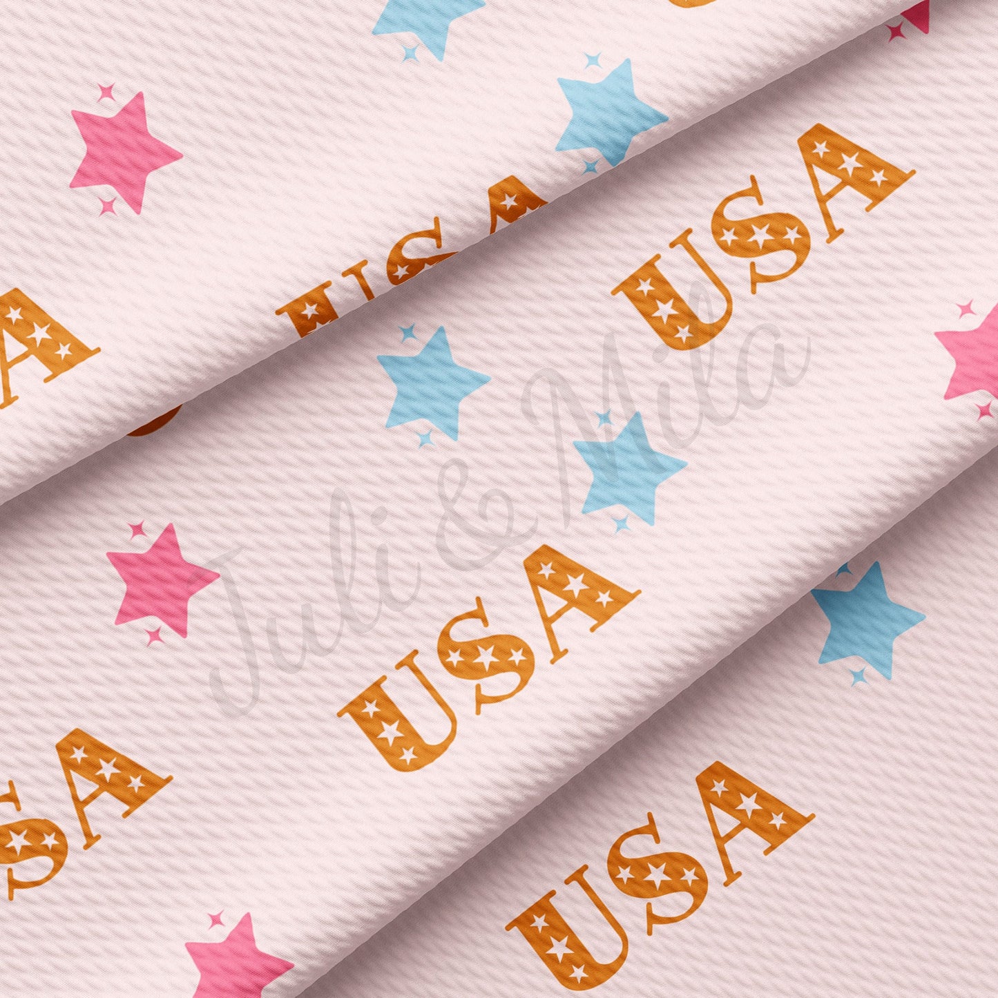 Patriotic 4th of July Bullet Textured Fabric AA1405