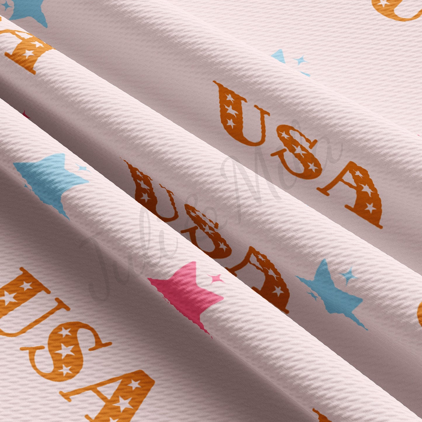 Patriotic 4th of July Bullet Textured Fabric AA1405