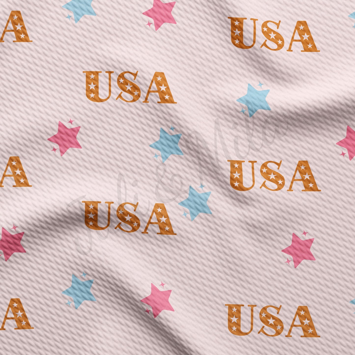 Patriotic 4th of July Bullet Textured Fabric AA1405